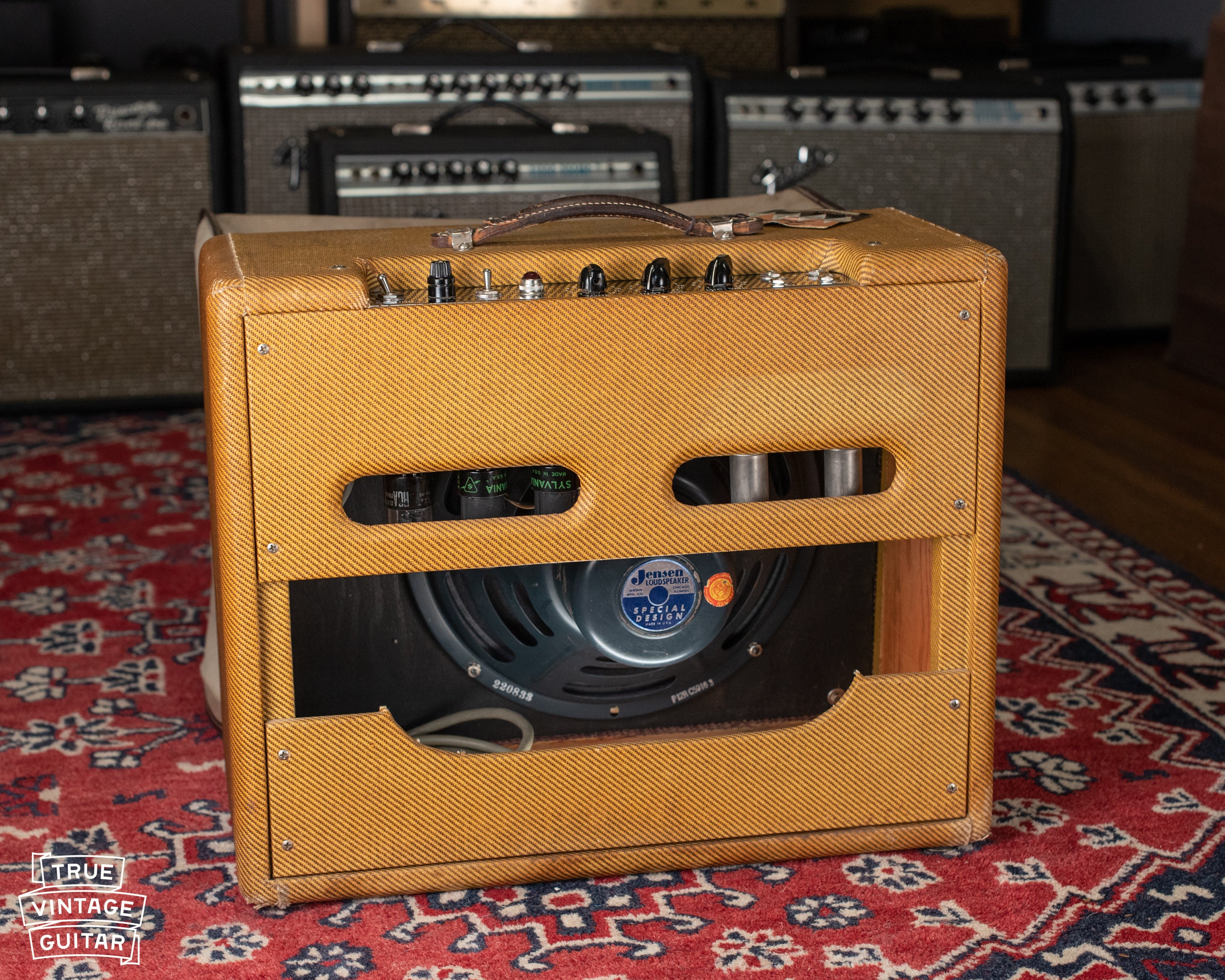 Vintage Fender guitar amp tweed