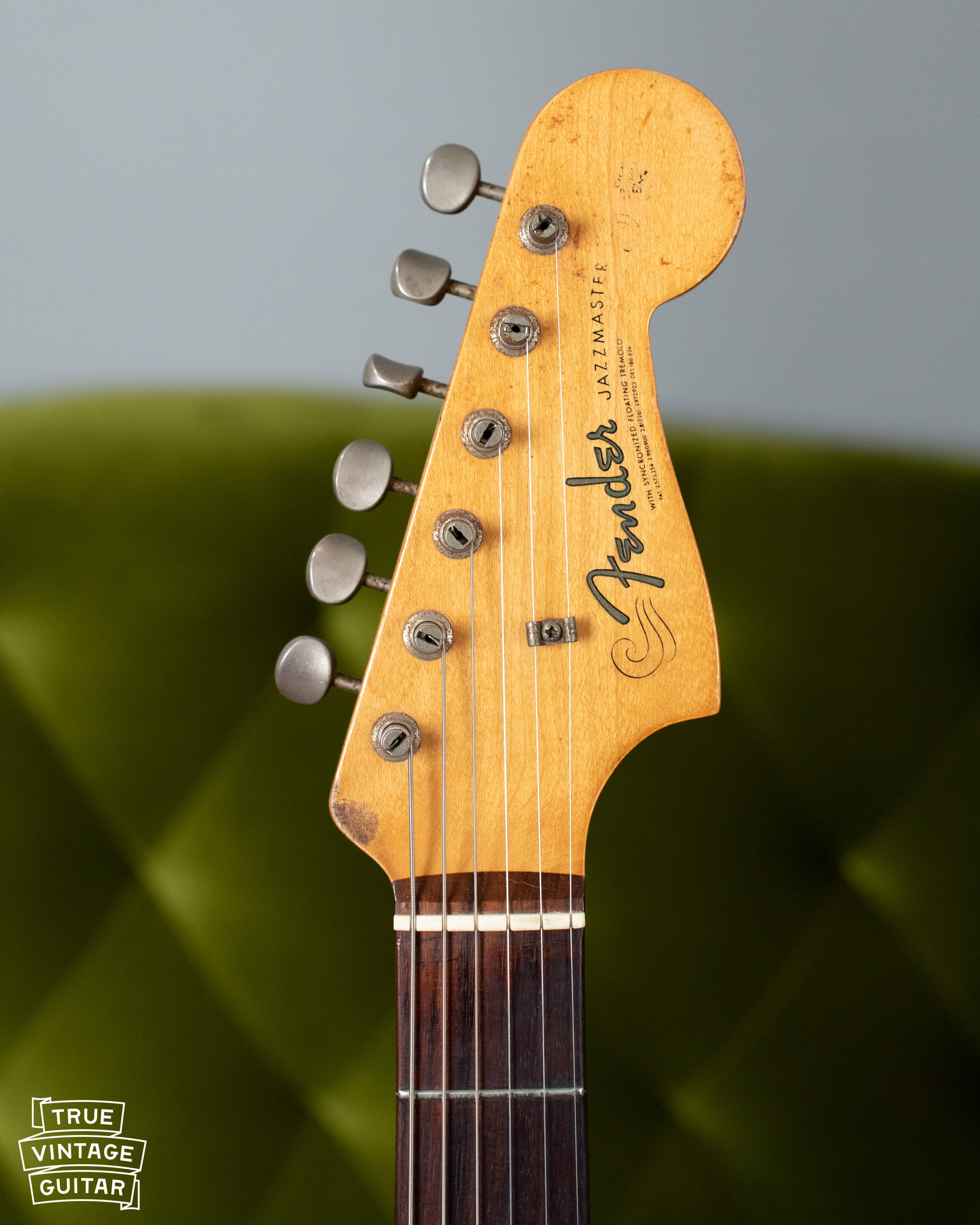 Fender headstock slab fretboard