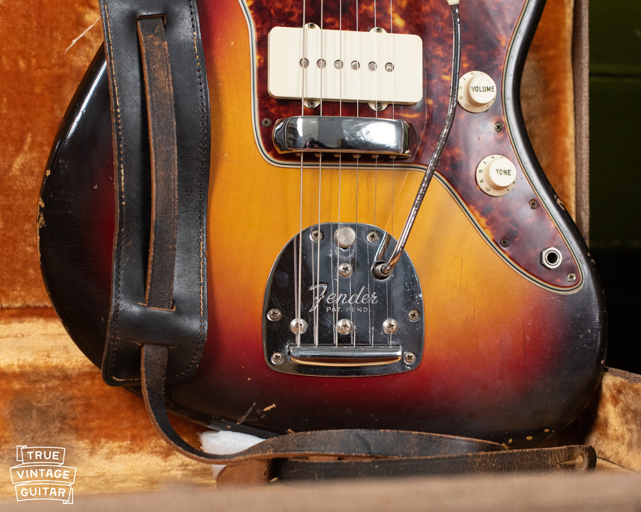 Patent Pending tremolo tailpiece