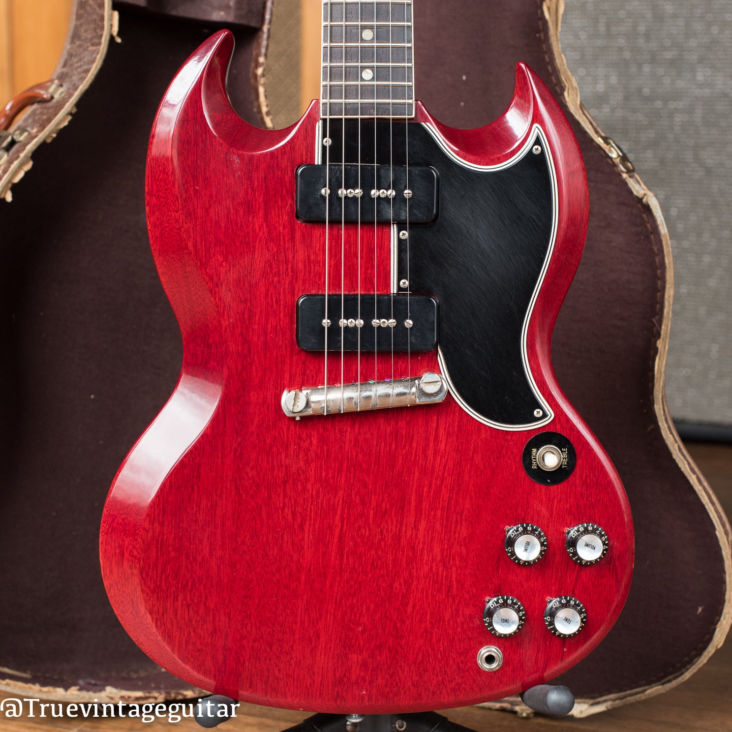 Vintage 1961 Gibson SG Special Cherry Red – True Vintage Guitar