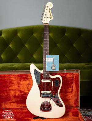 1962 Fender Jaguar Olympic White Slab