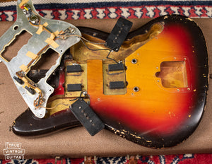 under pickguard 1962 Fender Jazzmaster