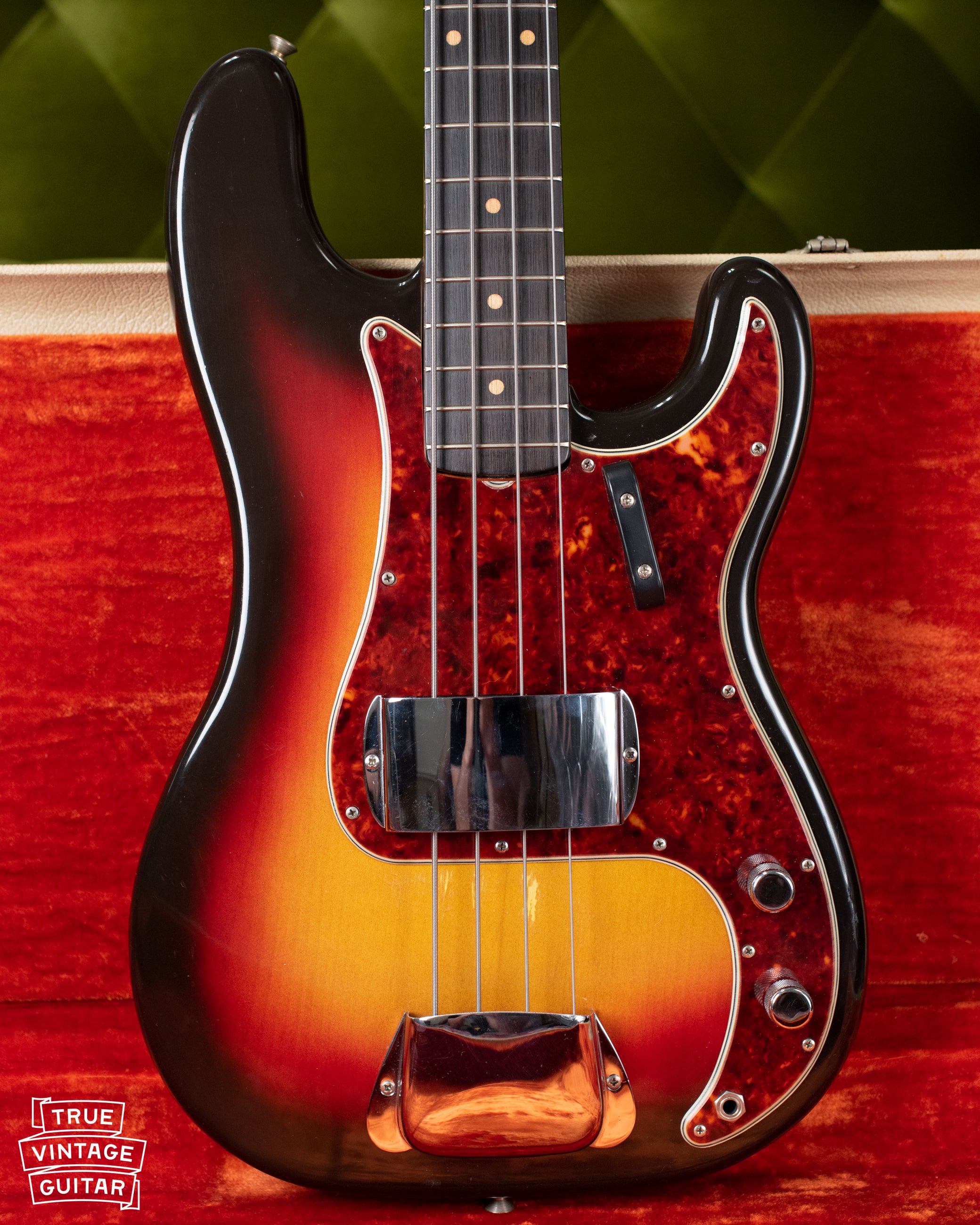 1963 Fender Precision Bass Sunburst – True Vintage Guitar