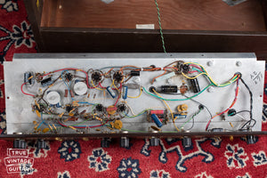 Chassis, point to point wiring, Vintage Magnatone Americana Custom 262B guitar amplifier