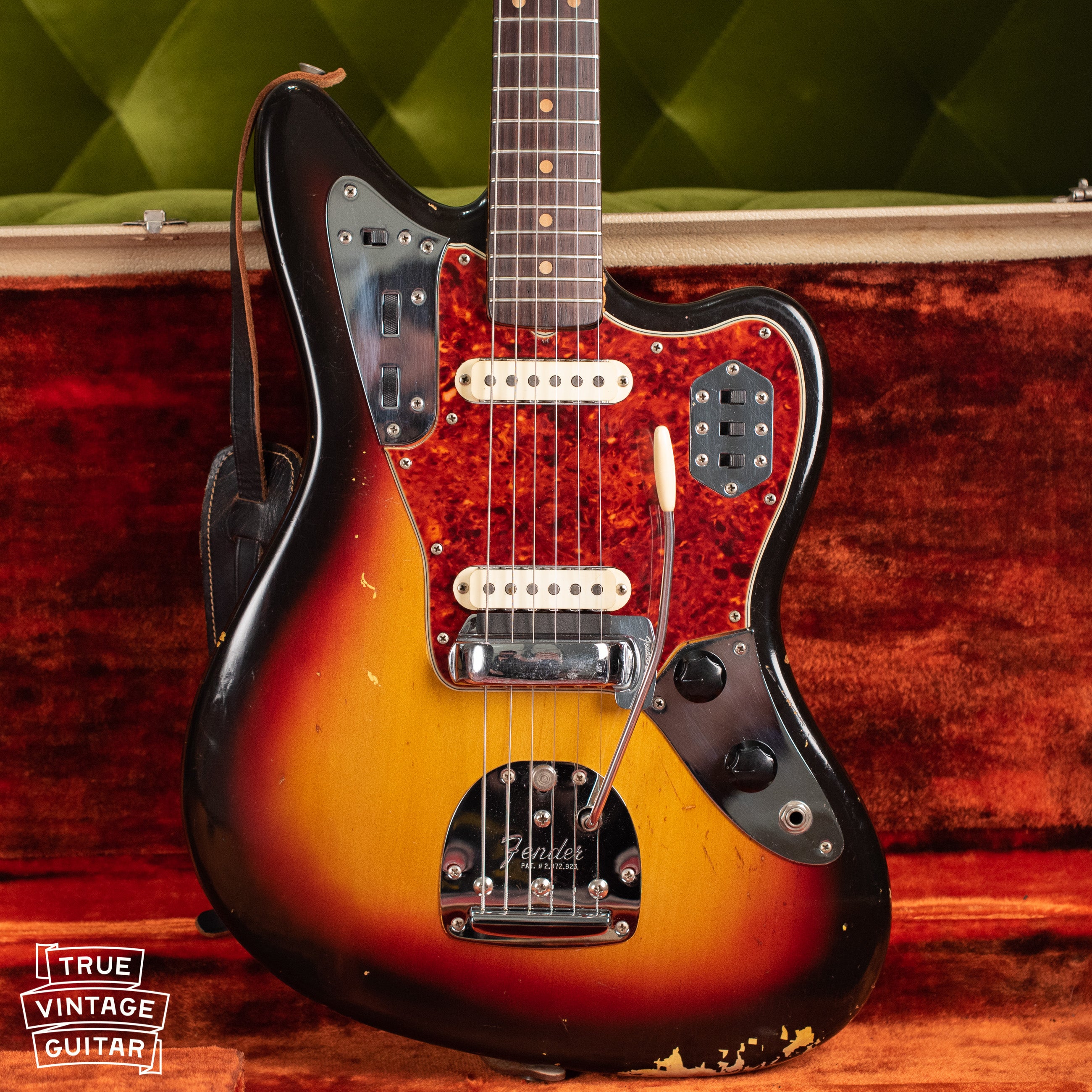 Vintage 1963 Fender Jaguar Sunburst guitar