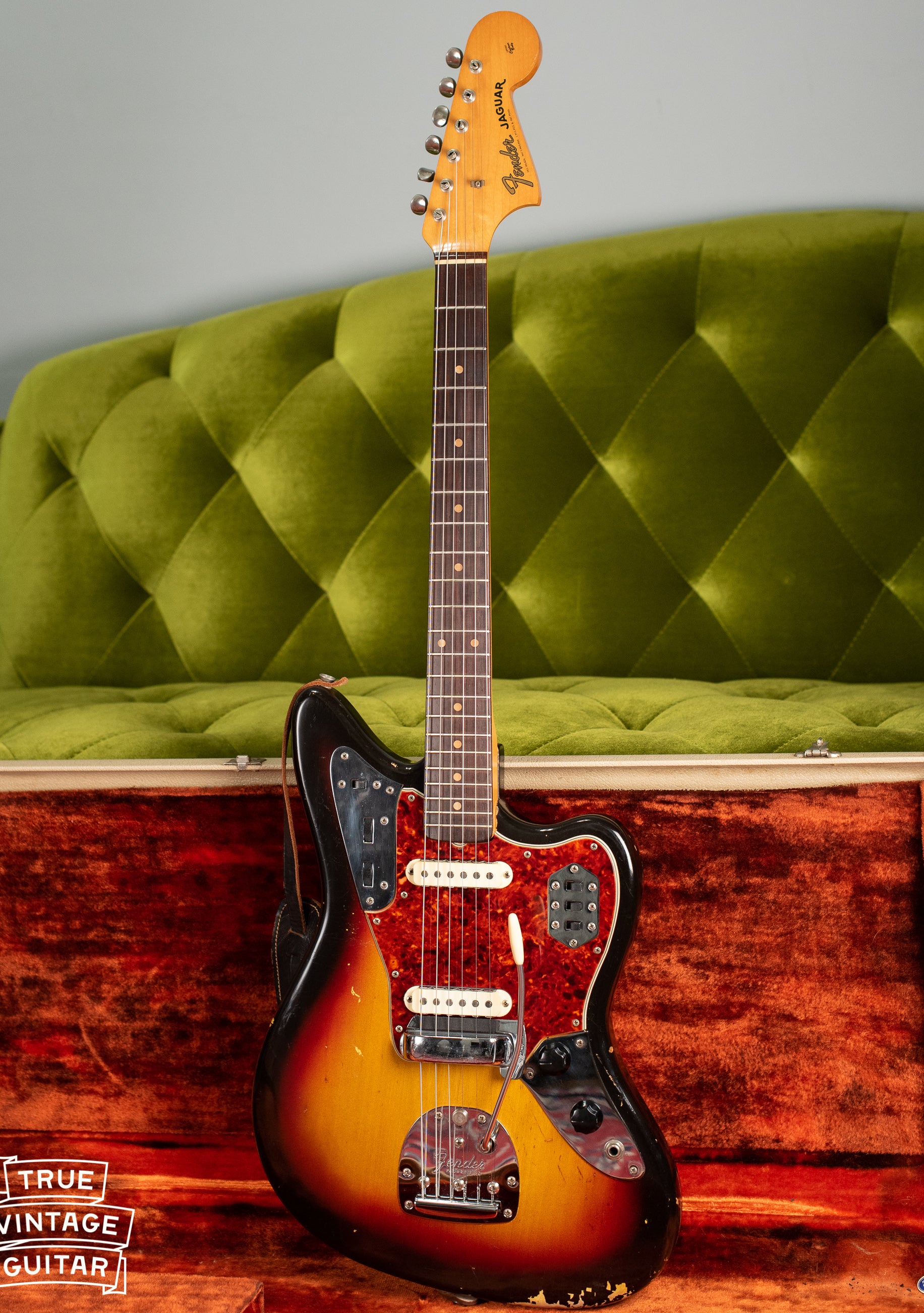 Vintage 1963 Fender Jaguar Sunburst