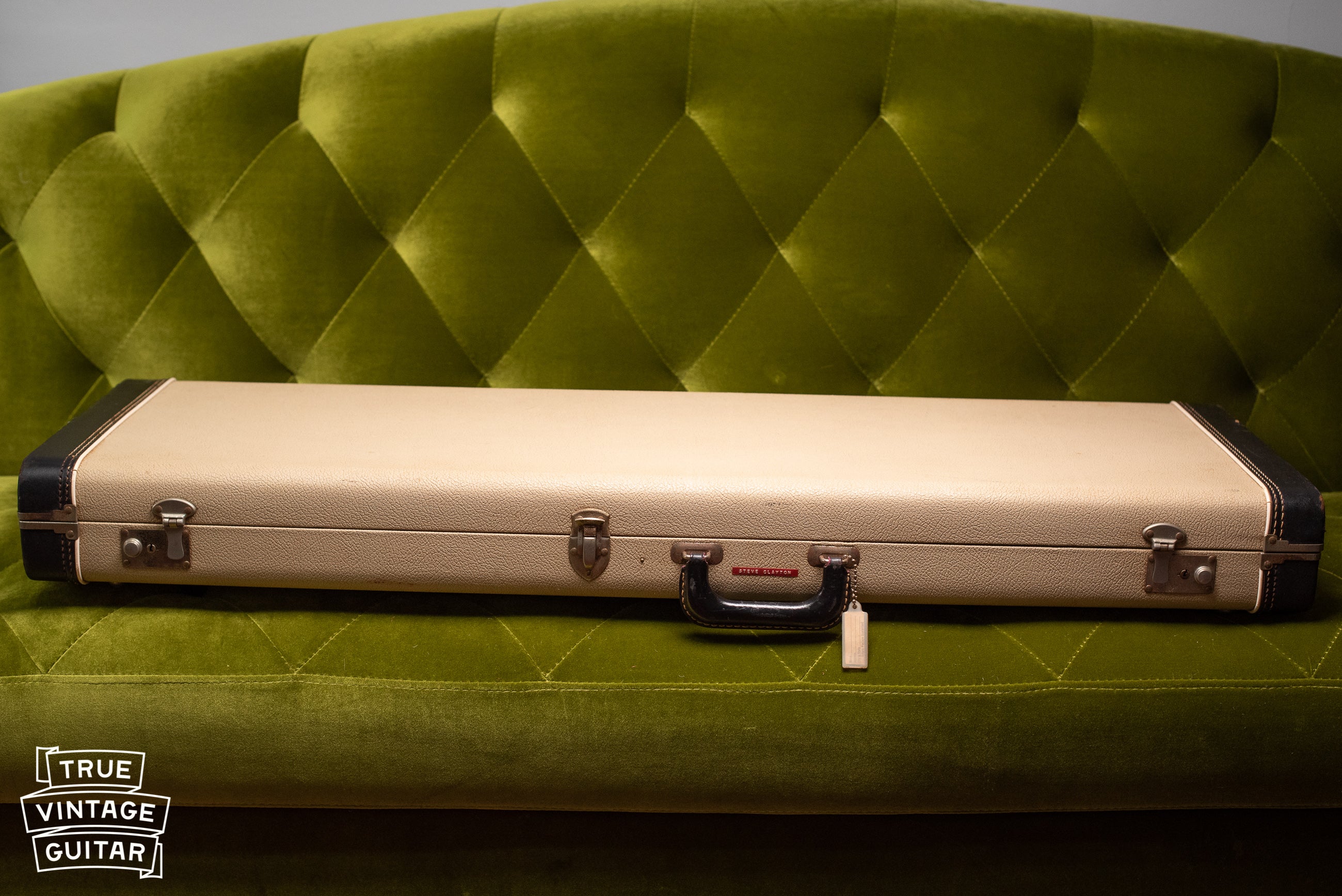 Original case, Vintage 1963 Fender Jaguar Sunburst guitar