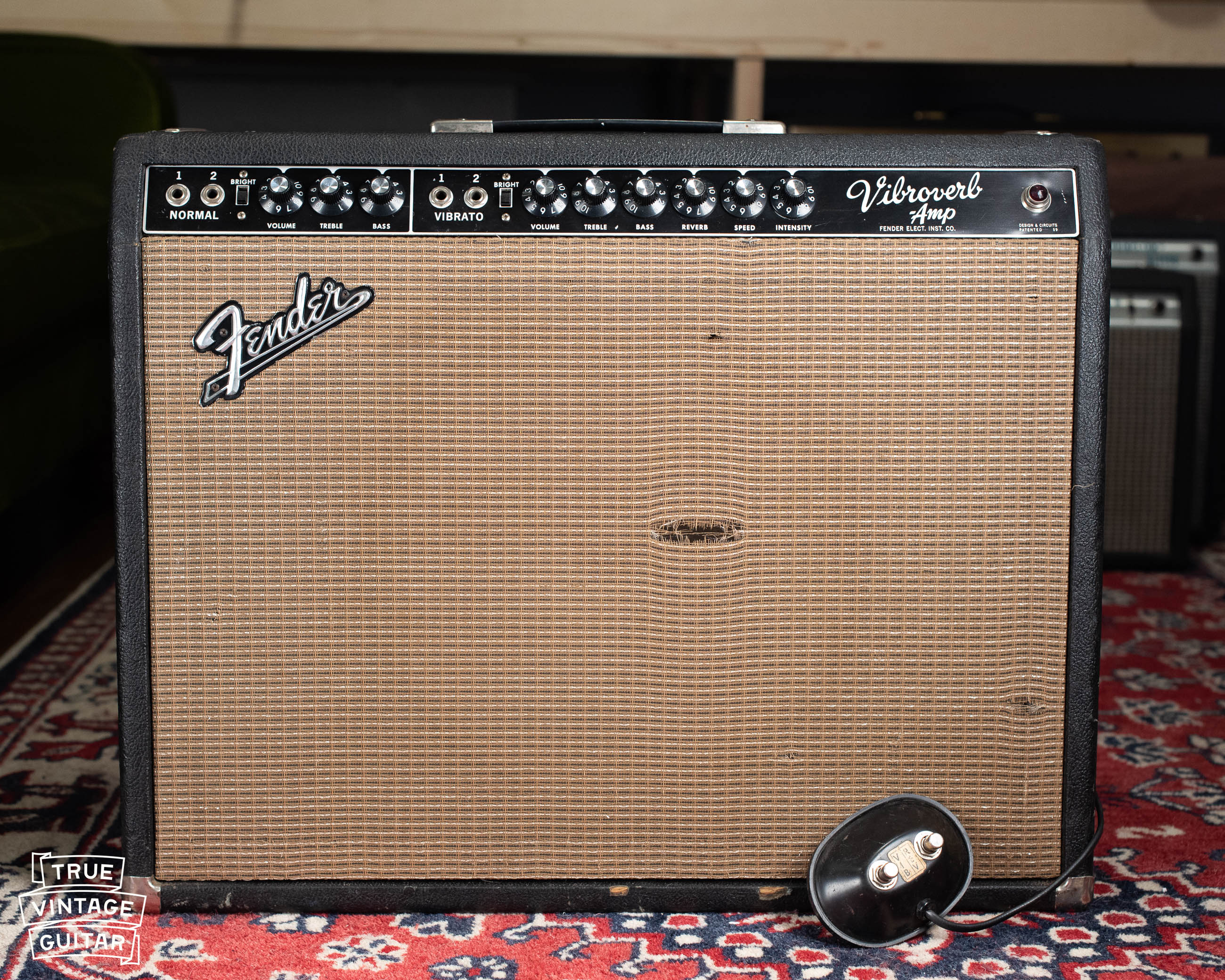 Vintage 1964 Fender Vibroverb guitar amplifier