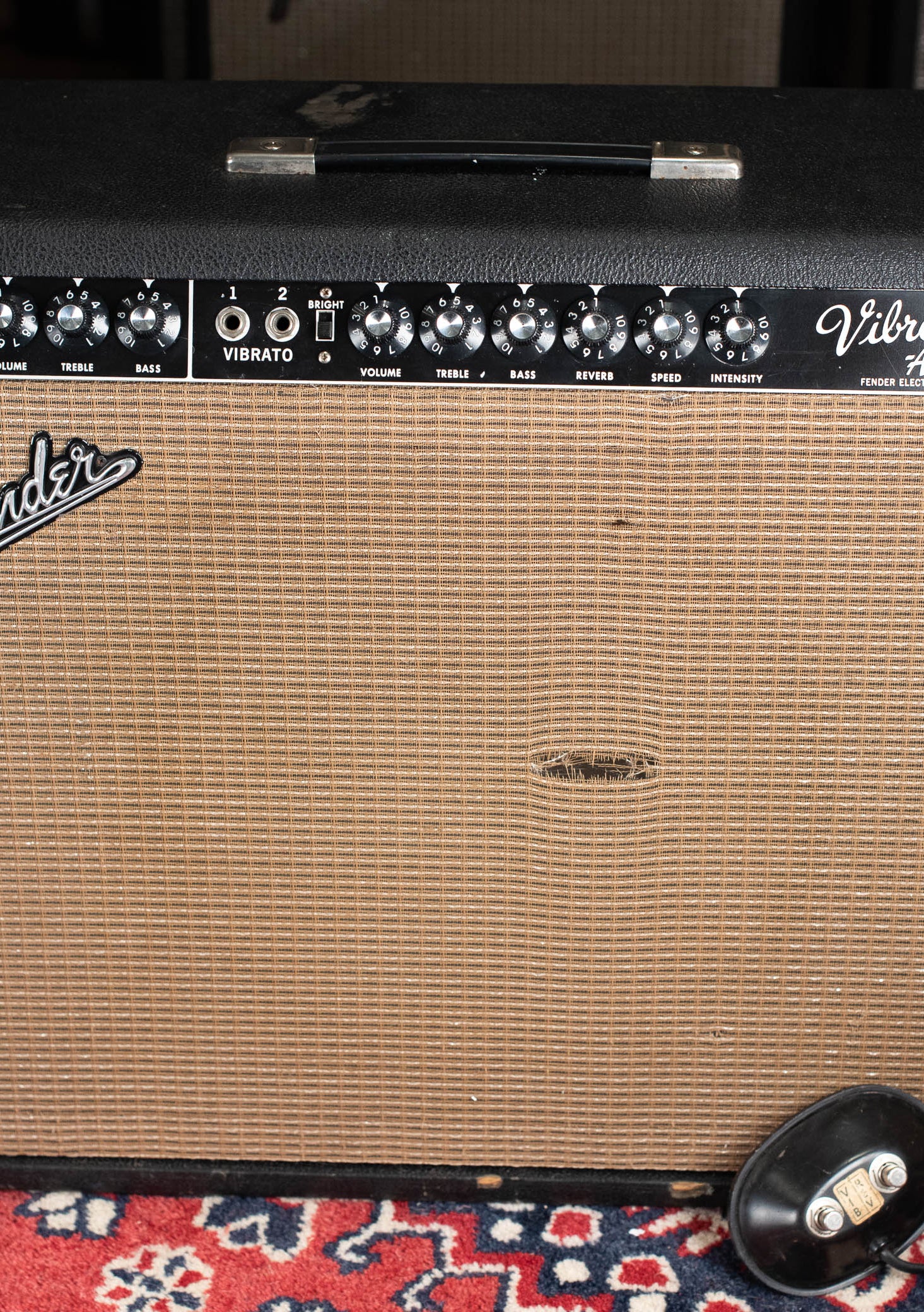 vintage Fender Vibroverb amp