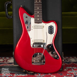 Vintage 1965 Fender Jaguar Red guitar