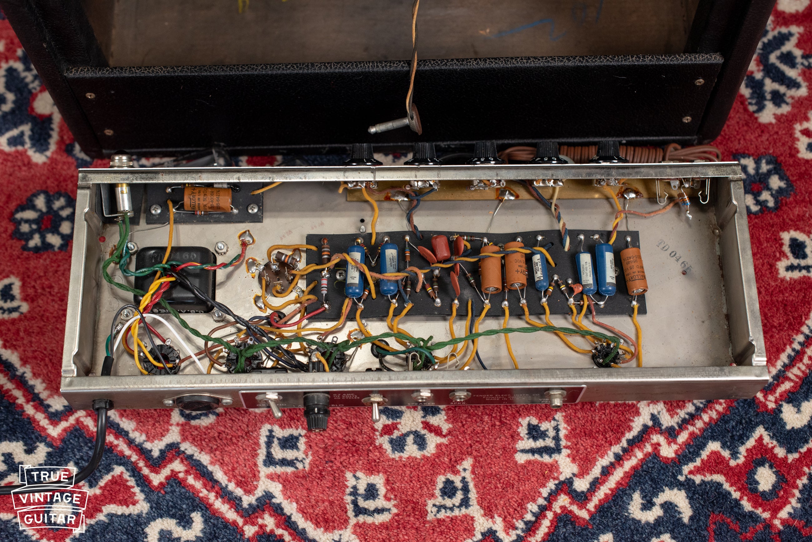 chassis, circuit, Fender Princeton 