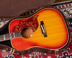 vintage Gibson Hummingbird acoustic guitar 1965