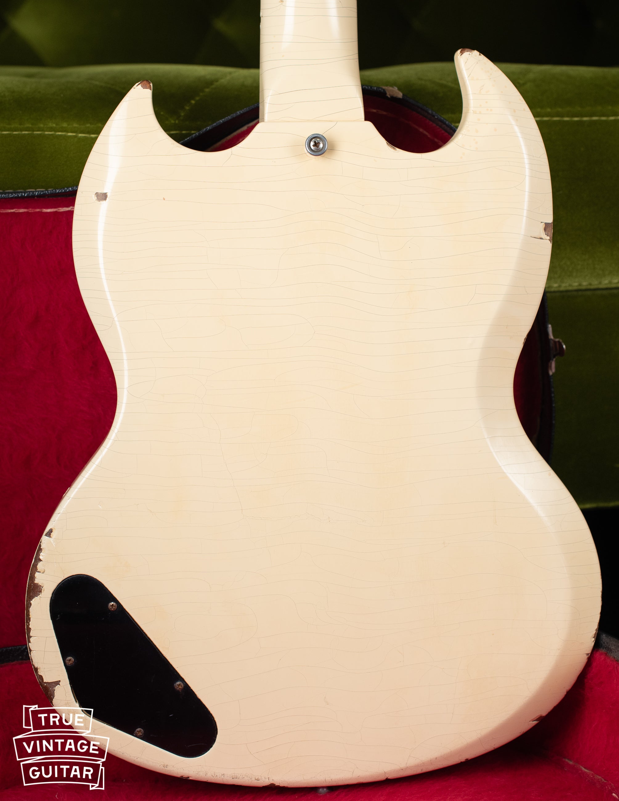 Polaris White finish, Gibson SG Jr Junior 1965