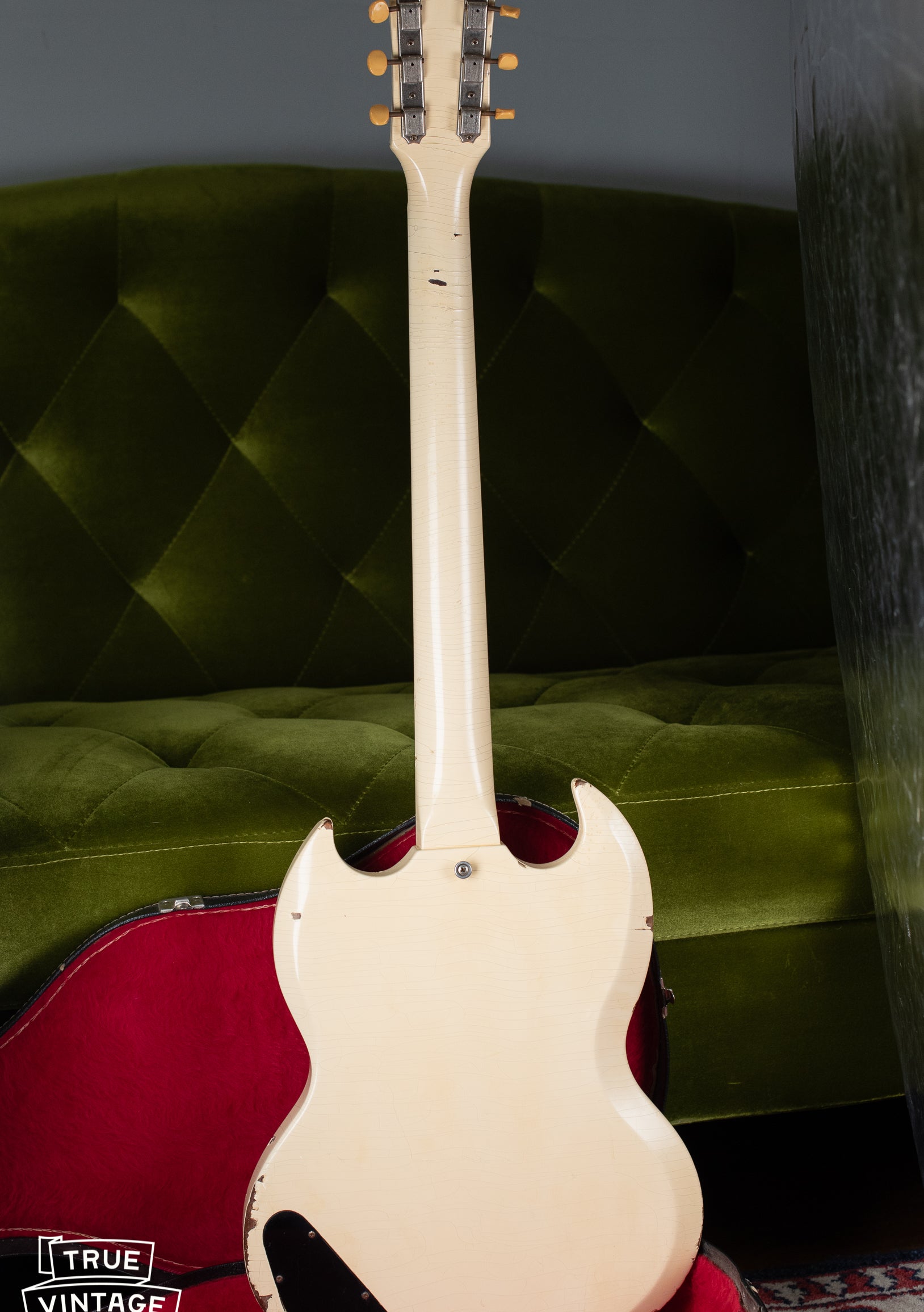 Vintage 1965 Gibson SG TV Junior White guitar