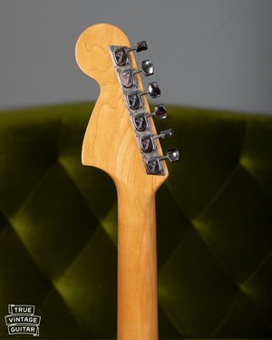 F logo tuners vintage Fender guitar