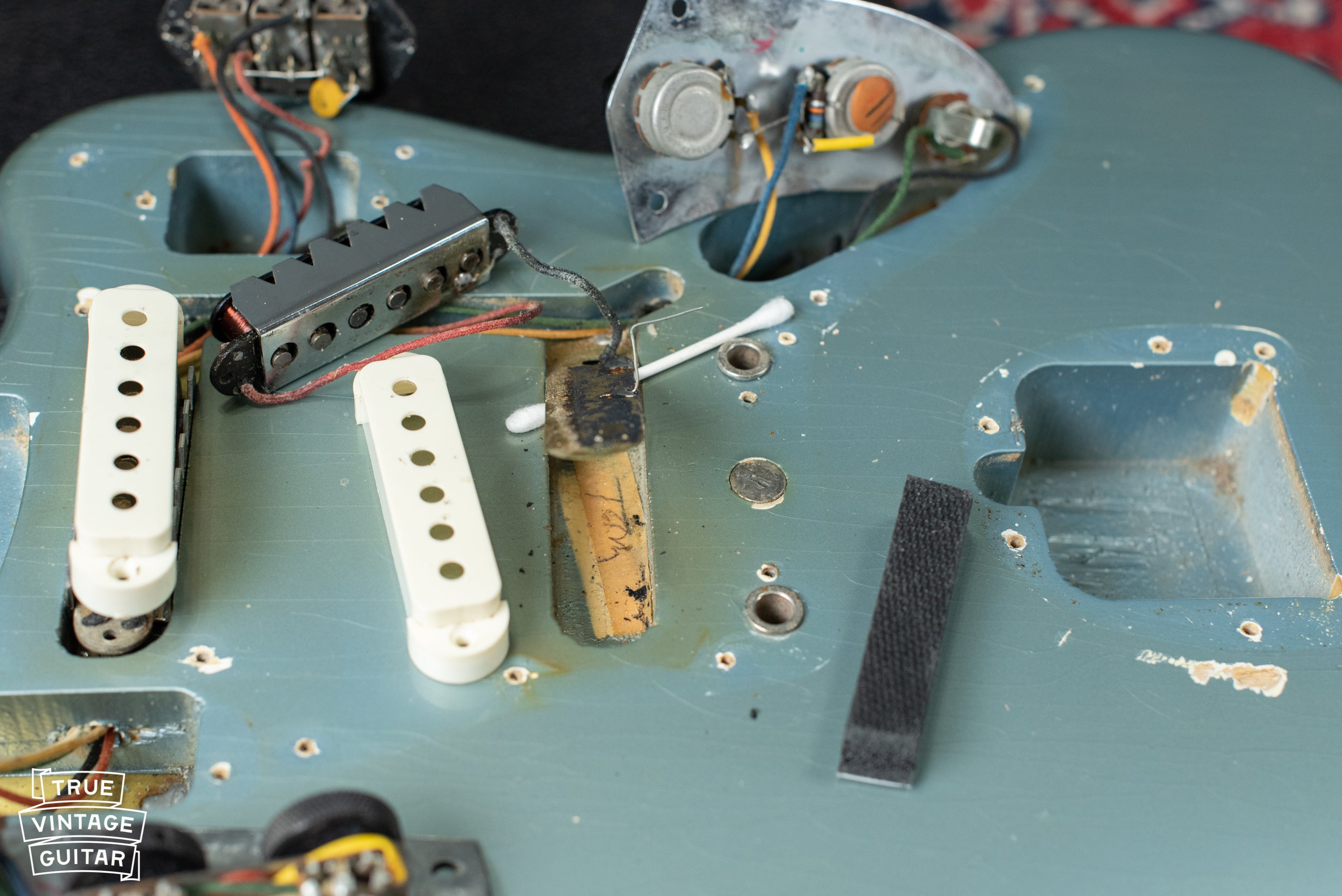 bridge pickup cavity masking tape