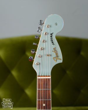 Fender Jaguar Matching Headstock Ice Blue Metallic