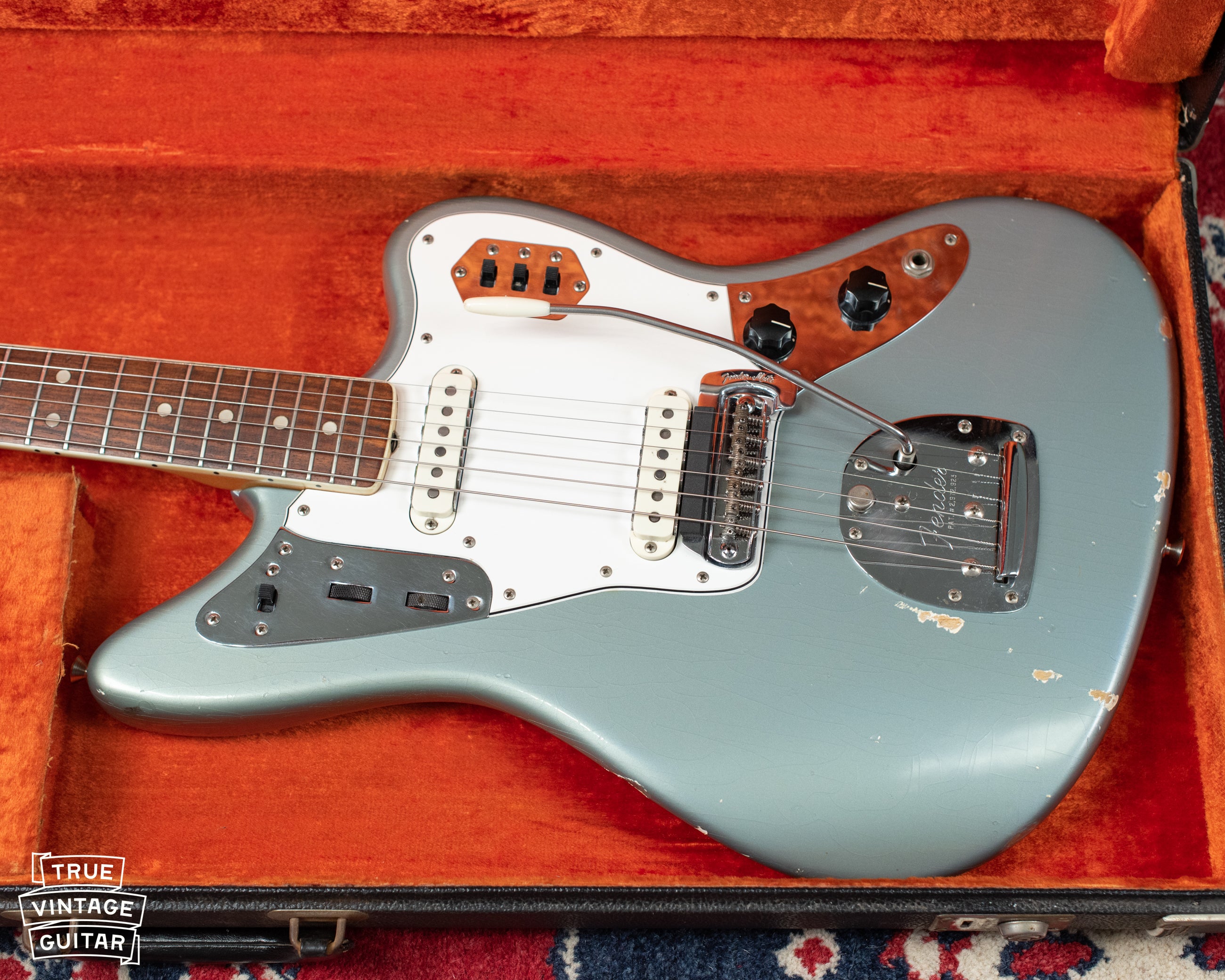 1966 Fender Jaguar Blue Ice Metallic – True Vintage Guitar