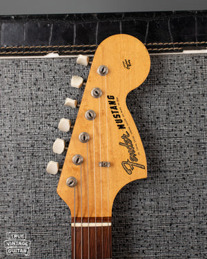 1966 Fender Mustang Headstock