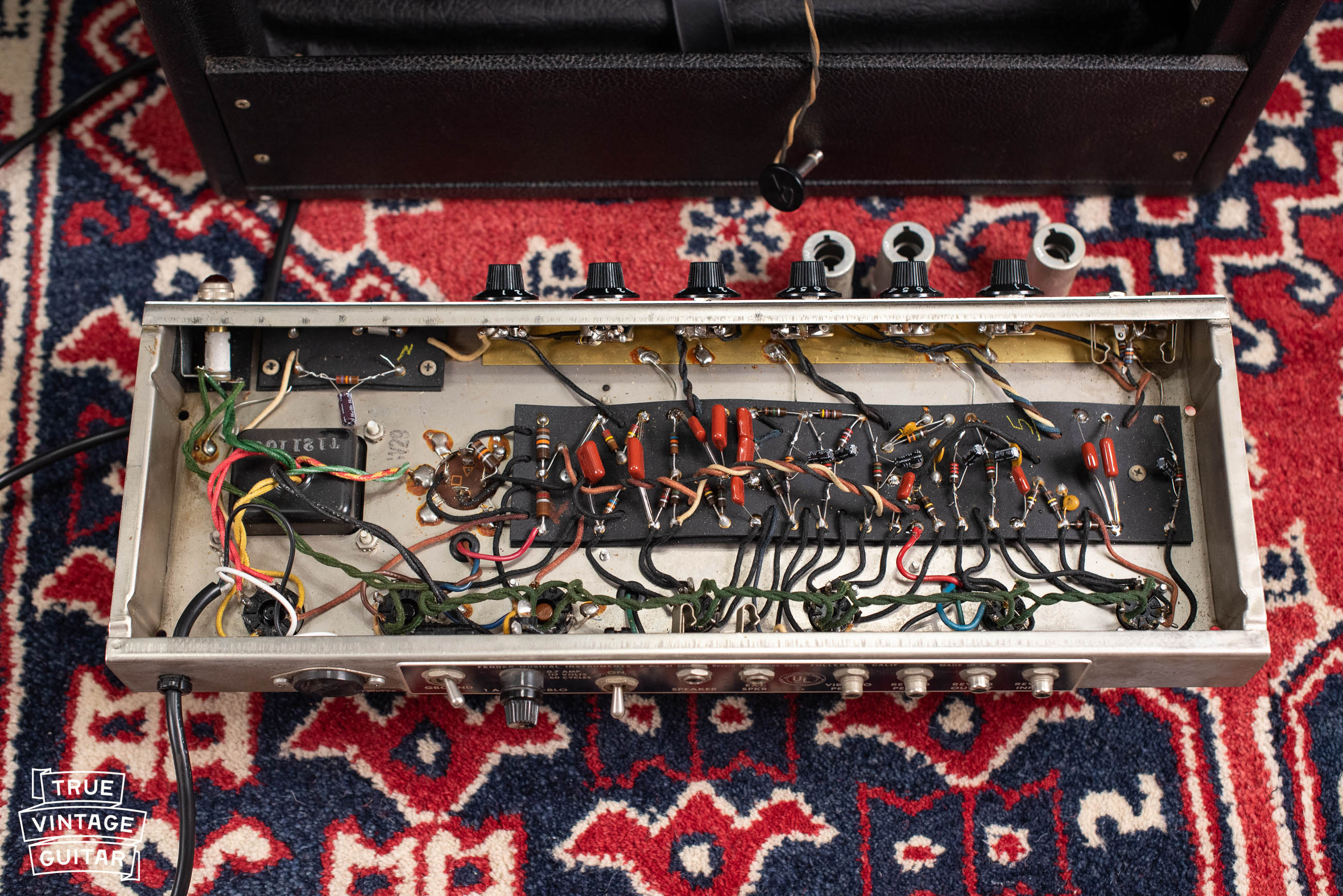 Circuit board, Fender Princeton Reverb amp 1966