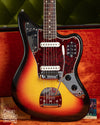 Vintage 1966 Fender Jaguar electric guitar, Sunburst finish