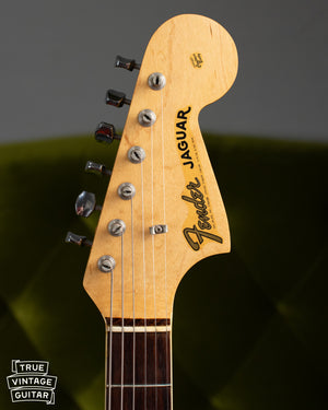 1966 Fender Jaguar Sunburst with hangtag and polish cloth