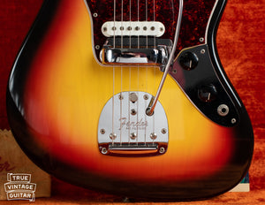 Fender floating tremolo, offset guitar, Vintage 1966 Fender Jaguar