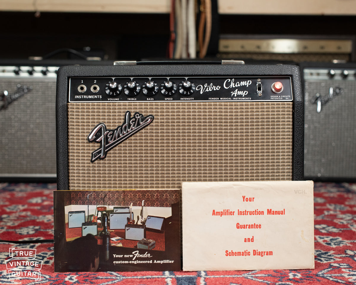 1967 Fender Vibro Champ Amp – True Vintage Guitar