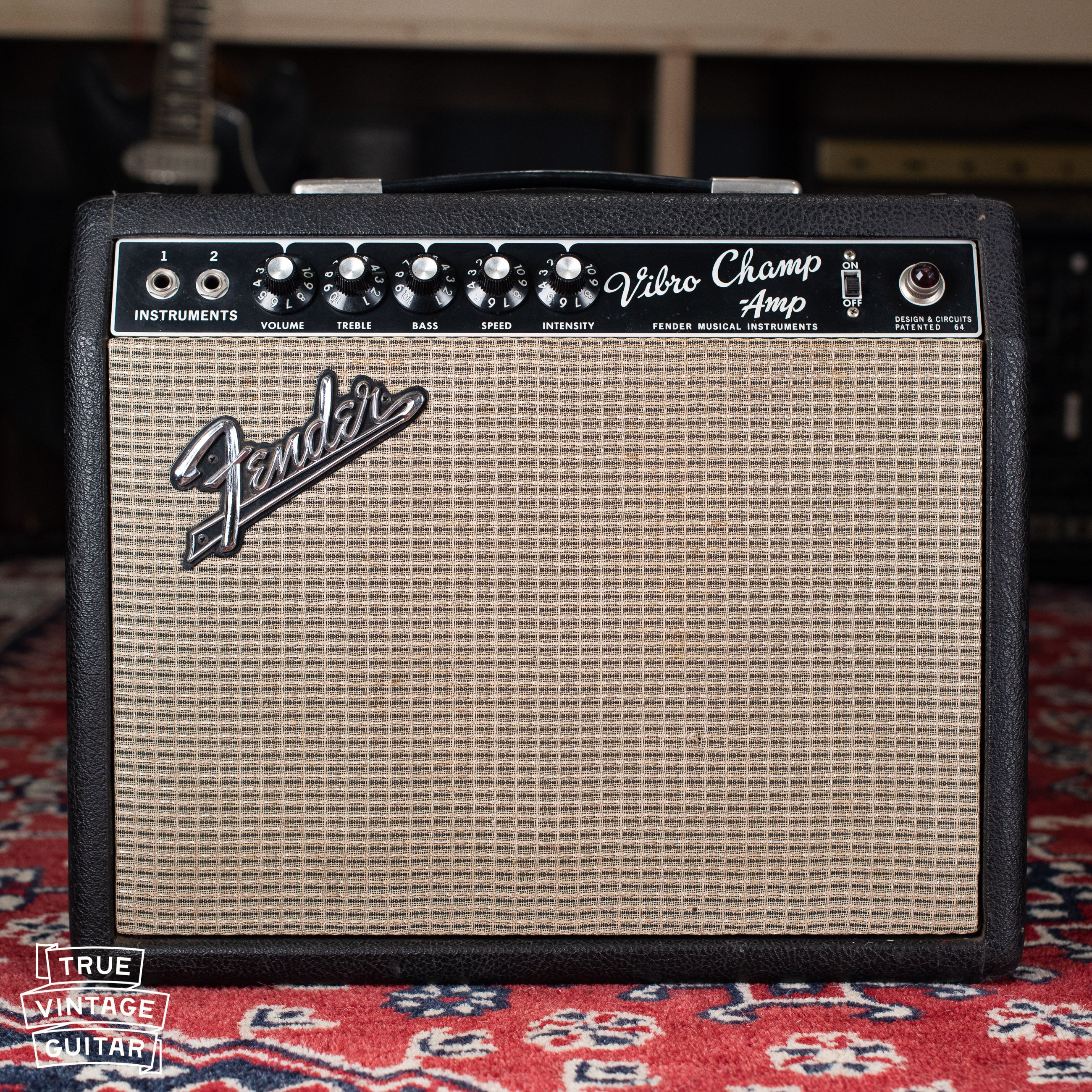 Vintage Fender guitar amplifier