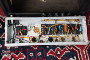 Chassis, circuit, vintage 1967 Fender Vibro Champ amplifier