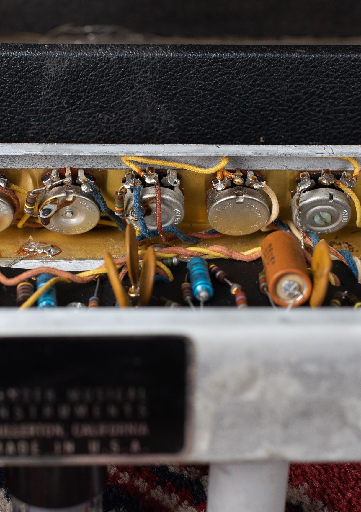 Original potentiometers, 1967 Fender Vibro Champ