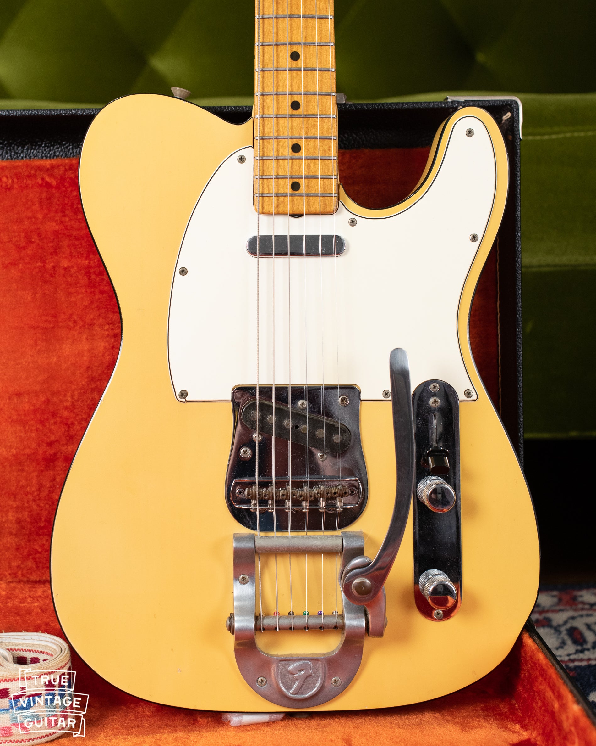 1968 Fender Telecaster Custom Blond Black Binding – True 1968 Fender Telecaster Custom Blond Black Binding – True