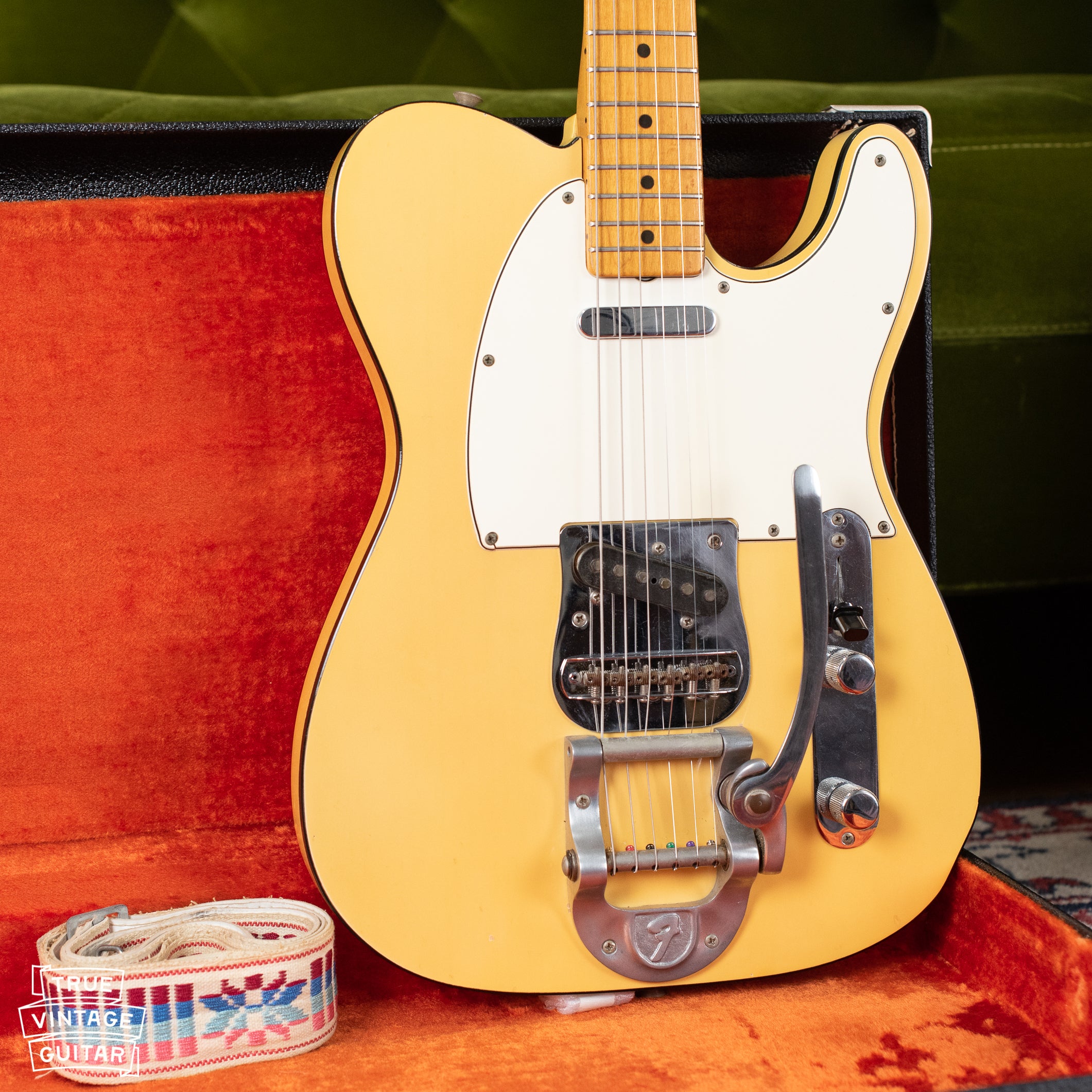 1968 Fender Telecaster Custom Blond Black Binding – True Vintage