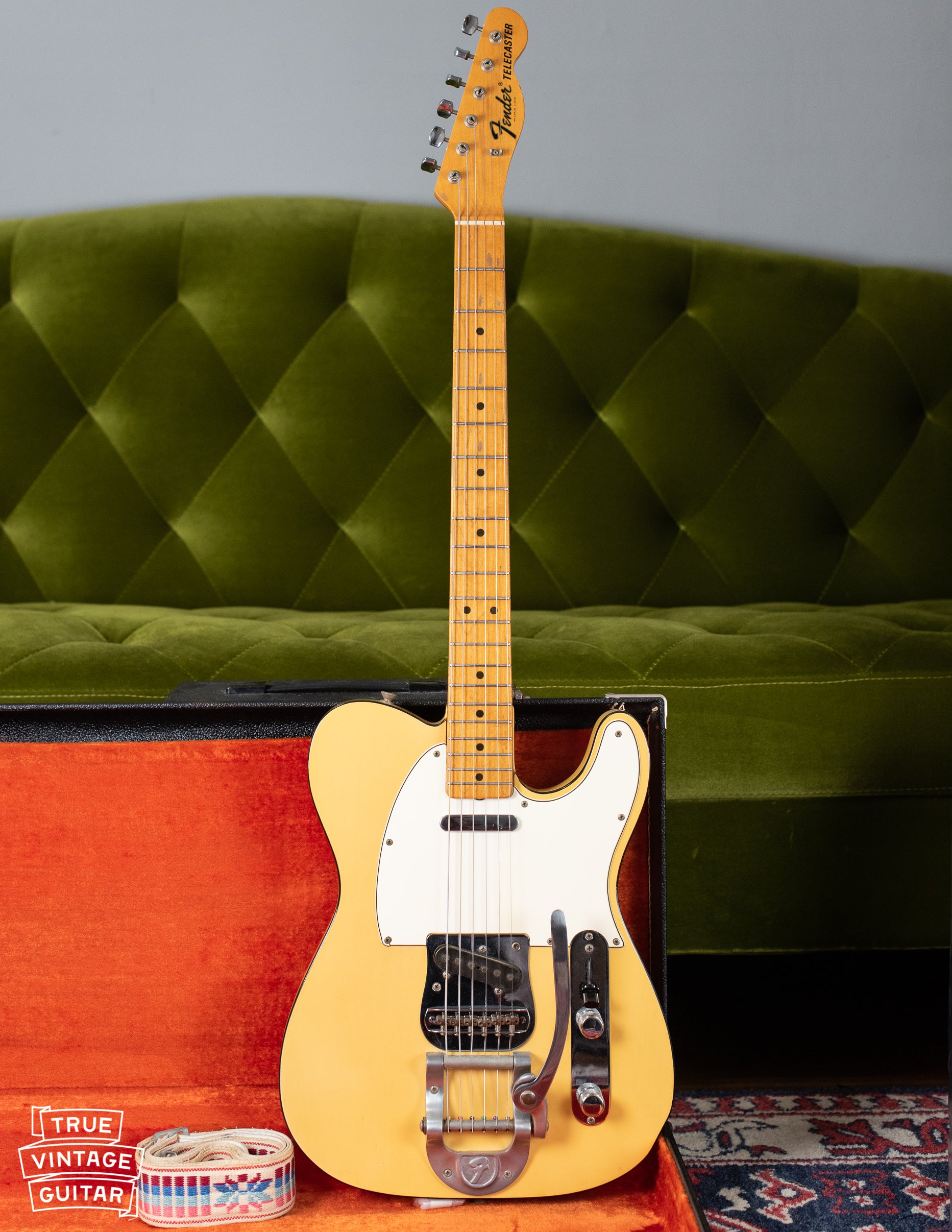 1968 Fender Telecaster Custom Blond Black Binding – True 1968 Fender Telecaster Custom Blond Black Binding – True