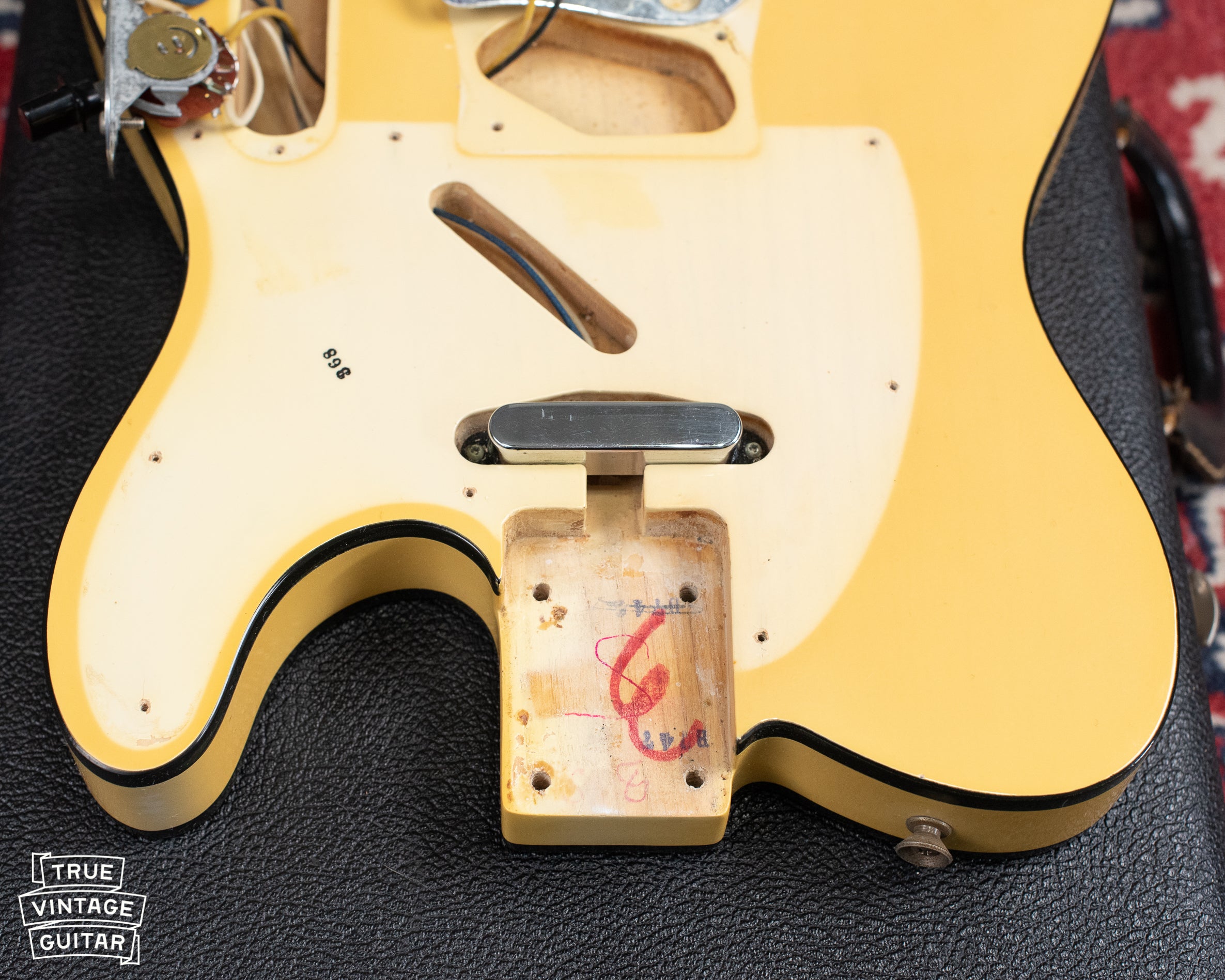 1968 Fender Telecaster Custom Blond Black Binding – True 1968 Fender Telecaster Custom Blond Black Binding – True
