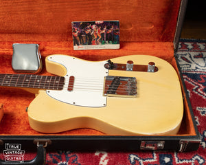 vintage Fender Telecaster with hang tag original case