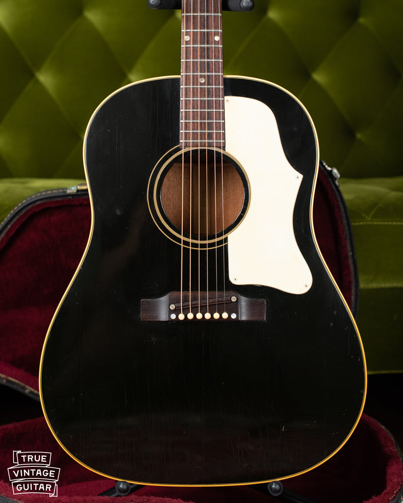 1968 Gibson J-45 guitar Black