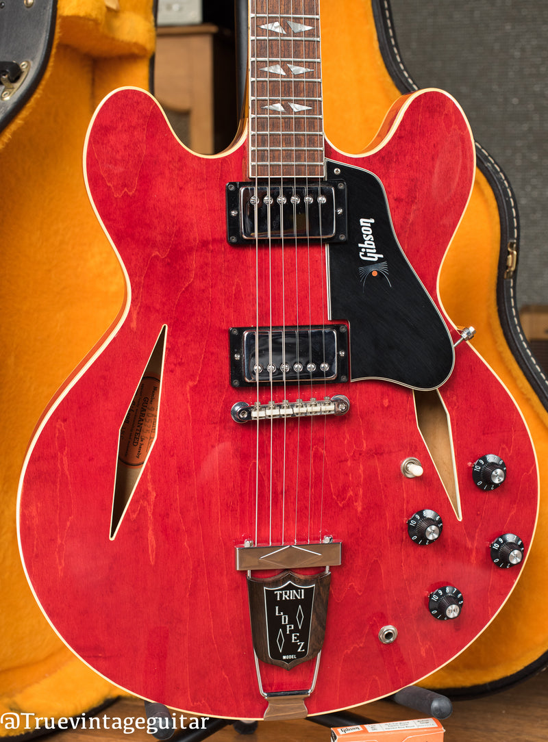 Original hang tag, 1968 Gibson Trini Lopez Standard