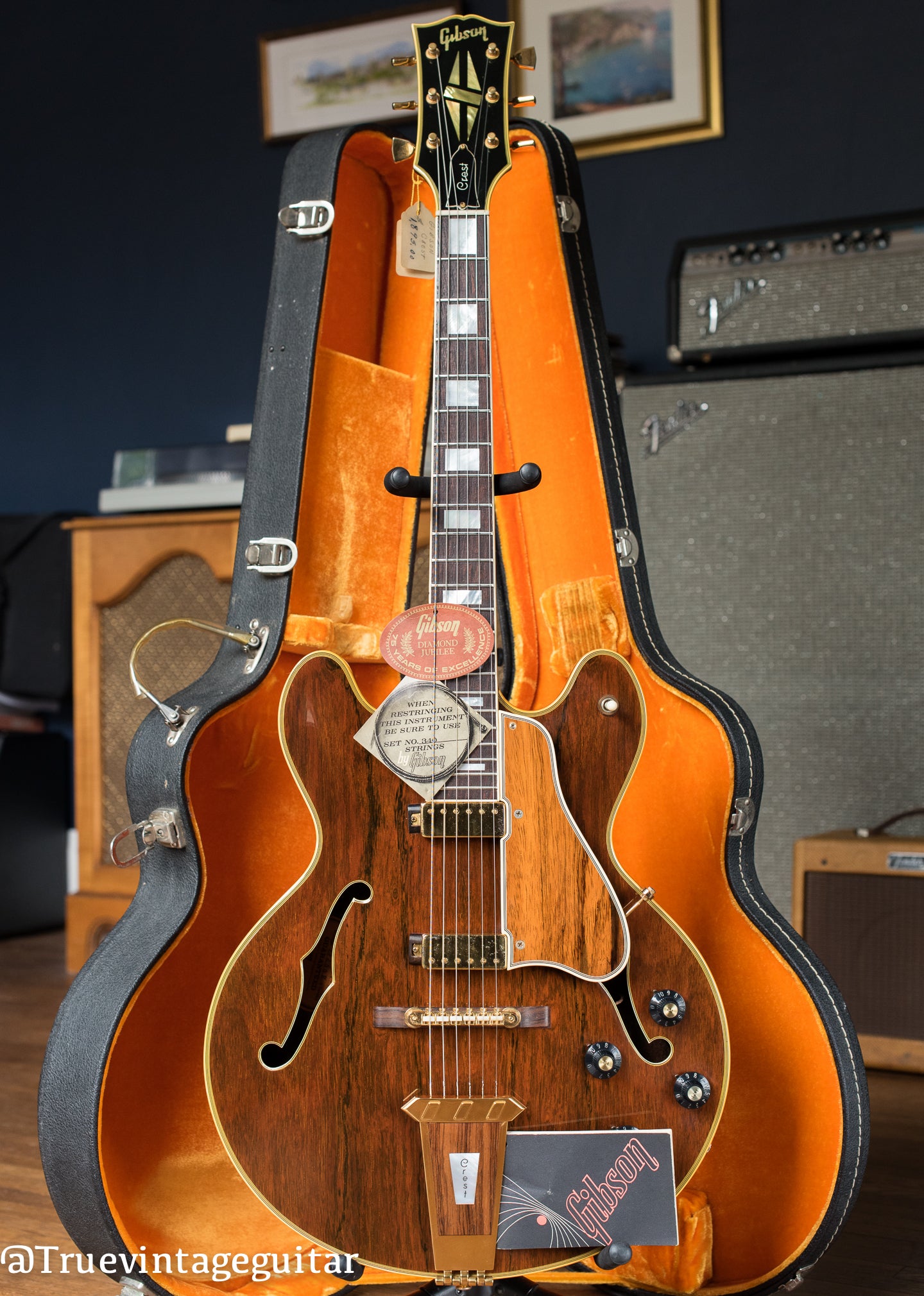 Vintage Gibson Crest guitar