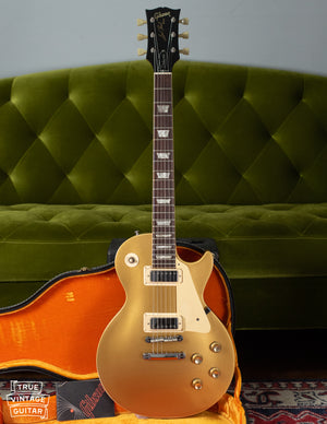 Vintage Gibson Les Paul gold guitar