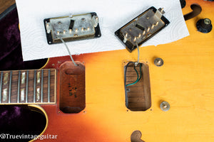 Pickup cavities, Vintage 1972 Gibson ES-345 Stereo Sunburst