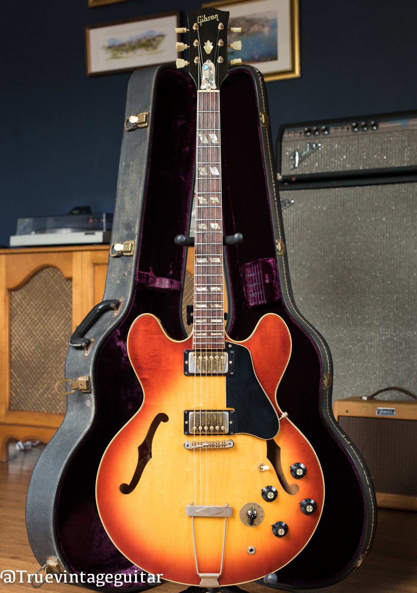 Vintage 1972 Gibson ES-345 Stereo Sunburst