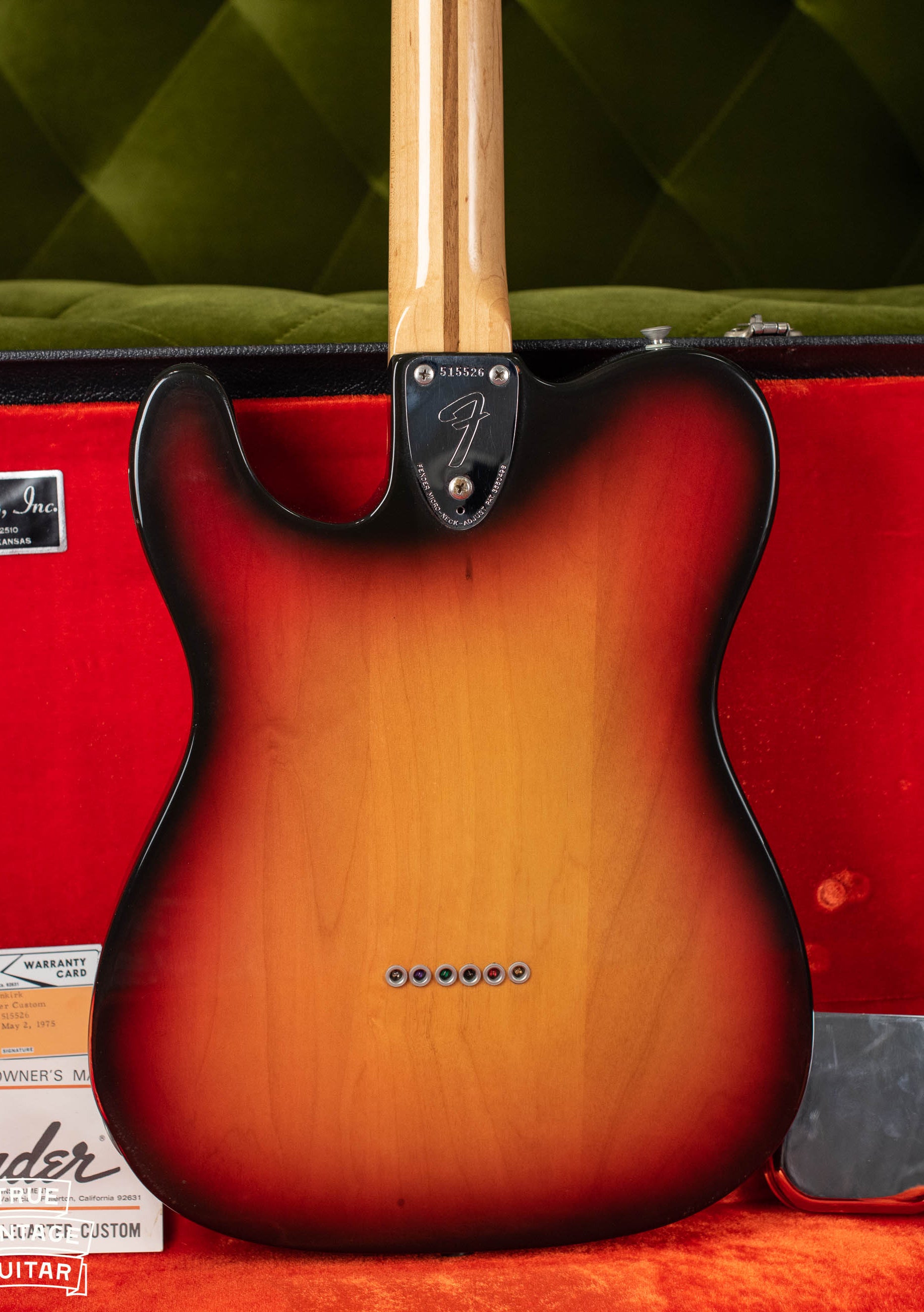 Fender Telecaster guitar Sunburst 1973