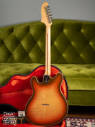 back, Vintage 1976 Fender Starcaster Sunburst guitar