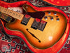 In original case, Vintage 1976 Fender Starcaster Sunburst guitar