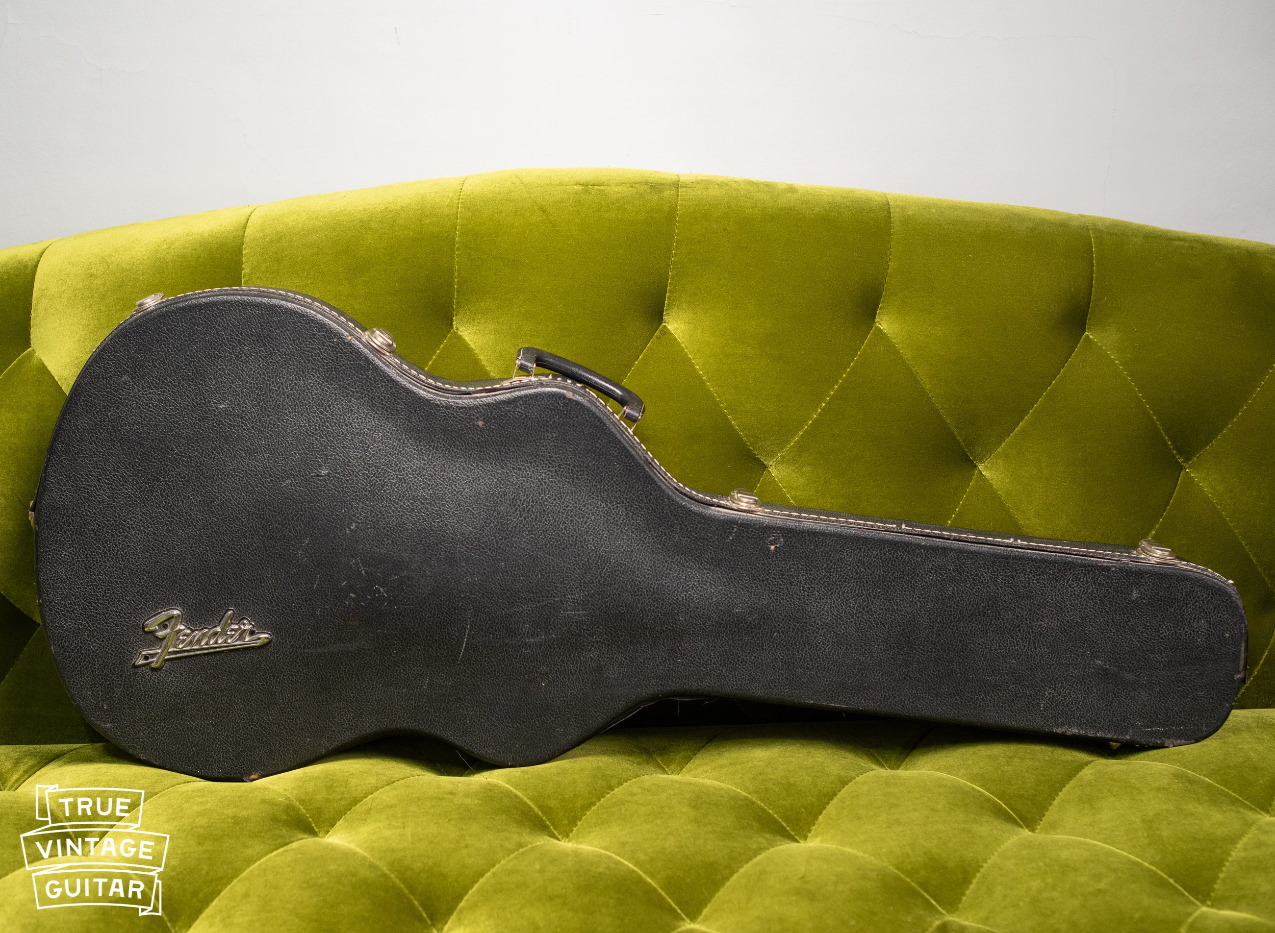 Original hardshell case, Vintage 1976 Fender Starcaster Sunburst guitar