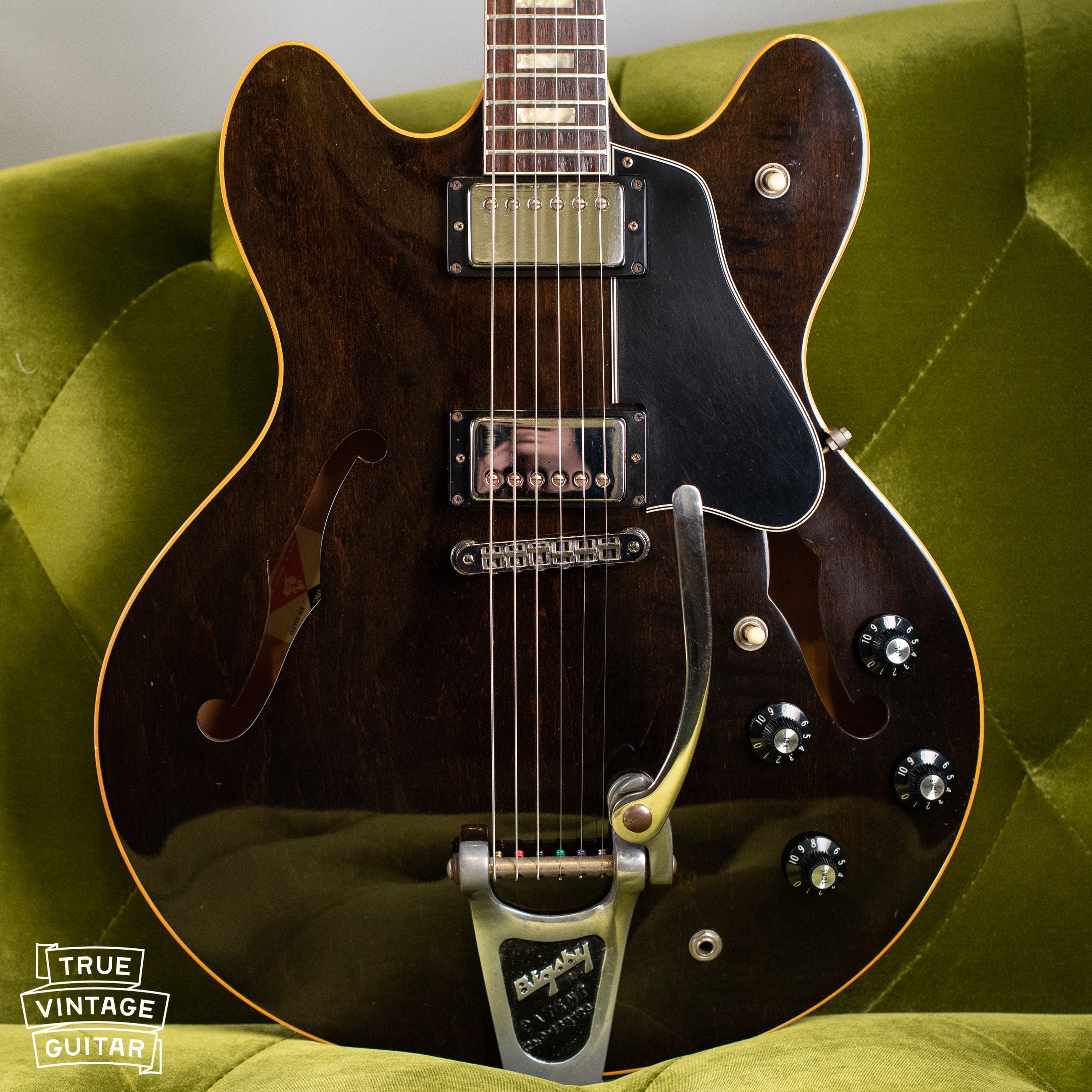 Vintage 1977 Gibson ES-335 Walnut with Bigsby