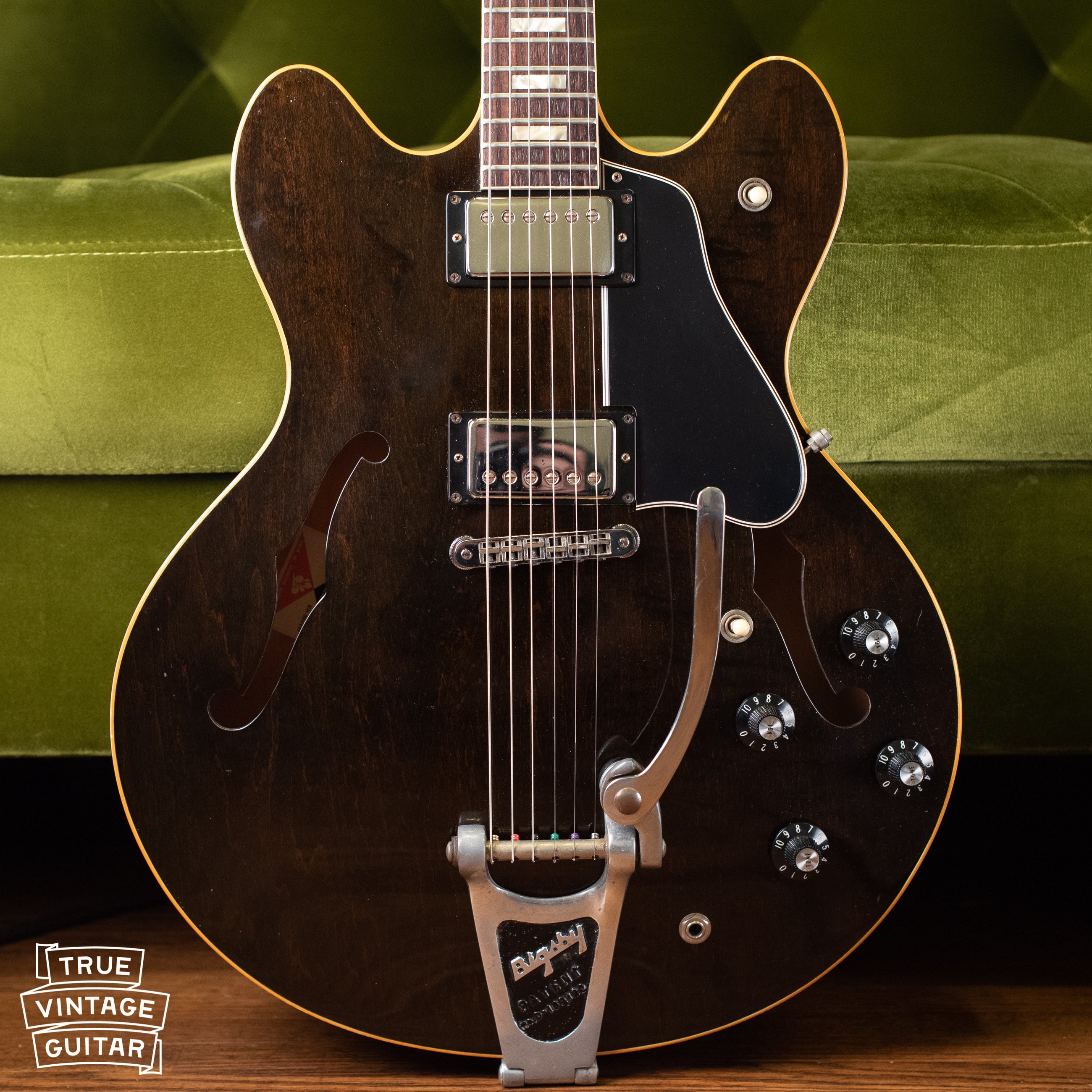 Vintage 1977 Gibson ES-335 Walnut with Bigsby