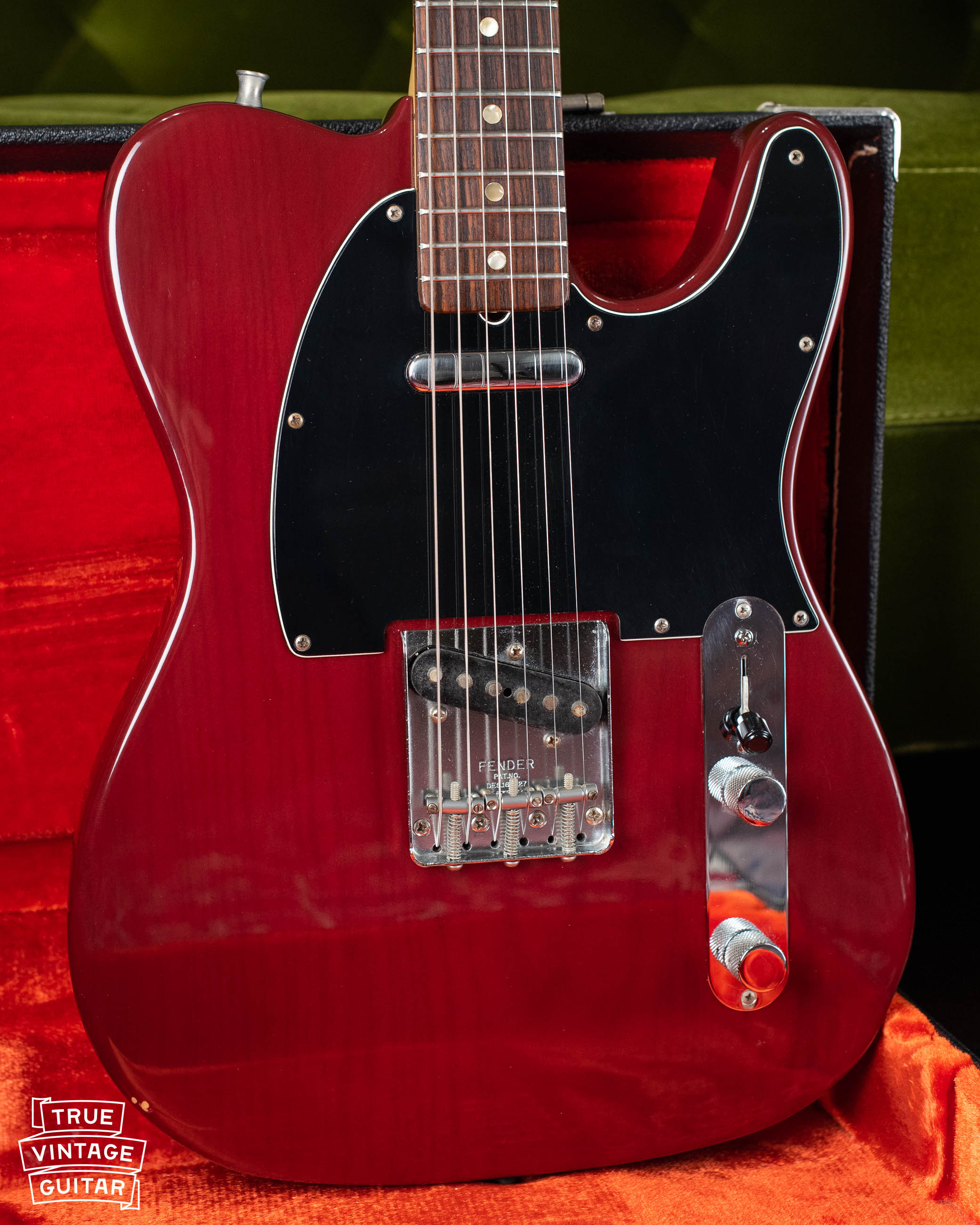 ギター Fender Telecaster 1978 Fender Telecaster Wine – True Vintage Guitar