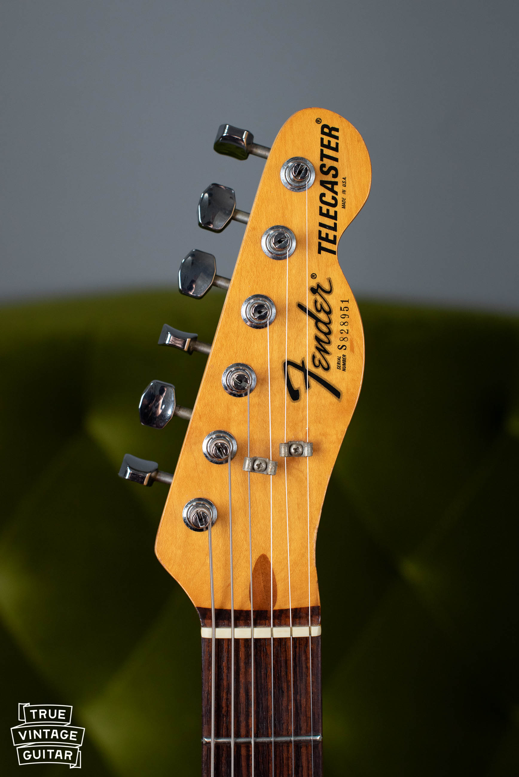 1978 Fender Telecaster headstock neck